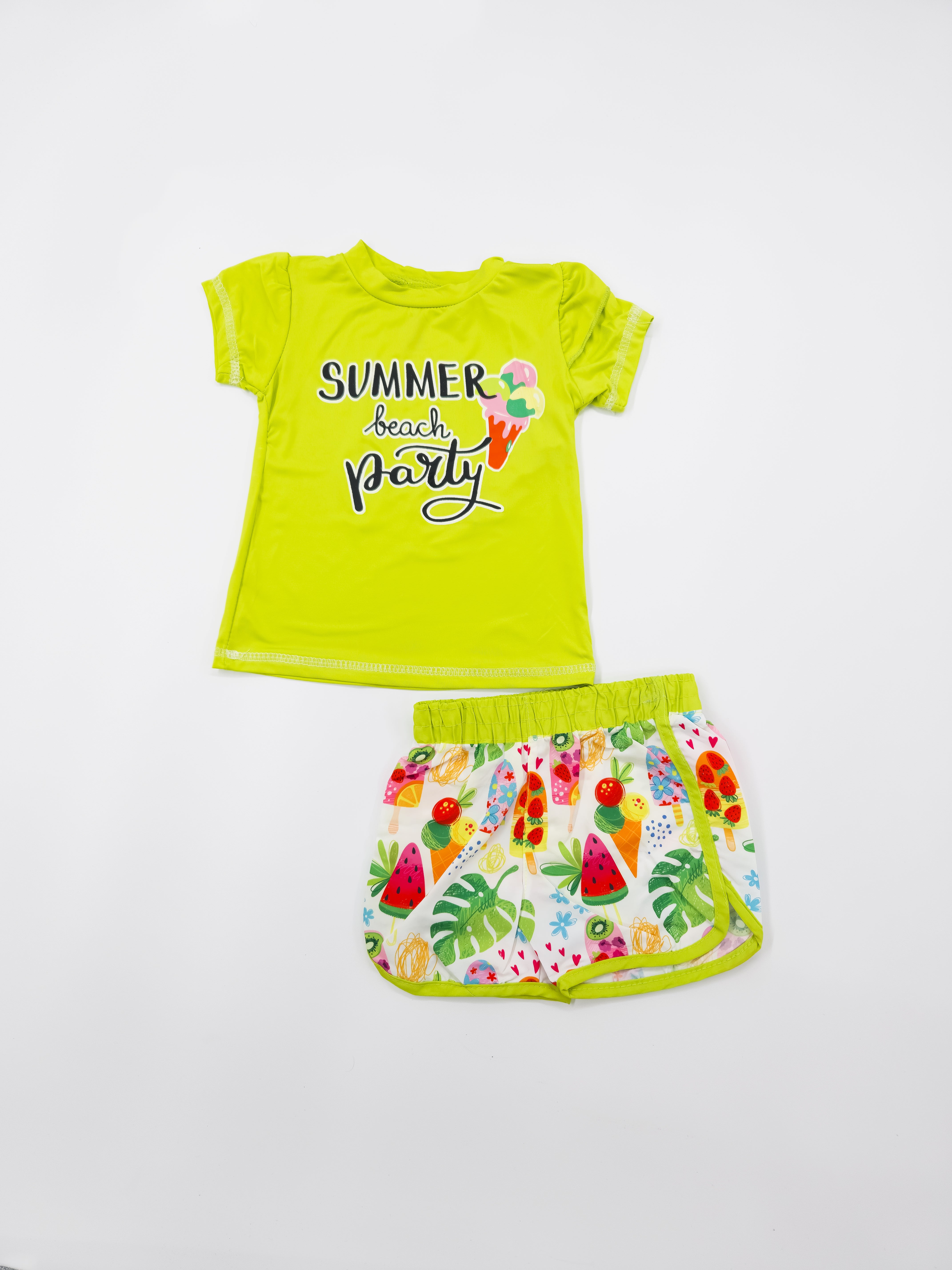 Traje de baño Summer Beach Party para Niña (Green)