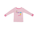 Pijama Love You To The And Back para Niñas (Pink)