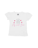 Conjunto Falda – Pantalón Corta My Sweet Bear para Niña (White)