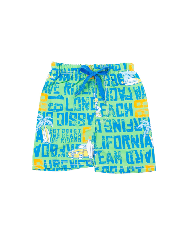 Traje de baño Surf West Coast para Niños (Green)