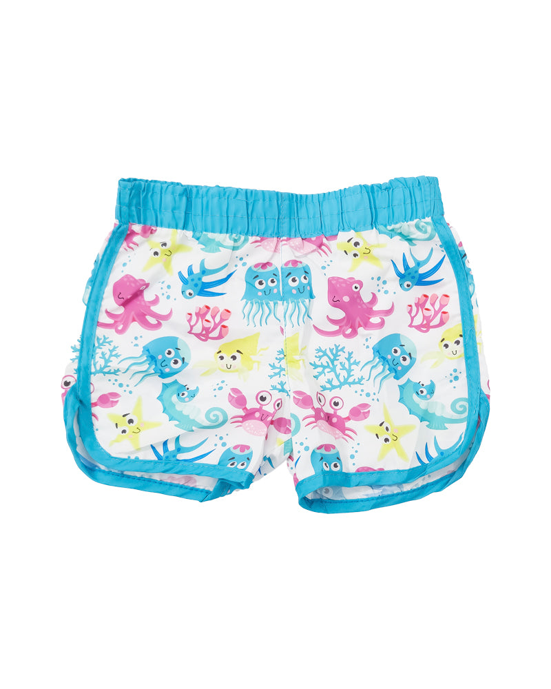 Traje de baño Sea Crab para Niñas (Sky Blue)