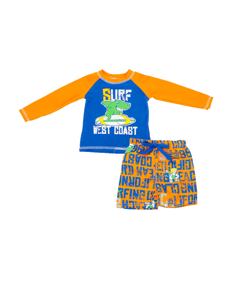 Traje de baño Surf West Coast para Niños (Orange)