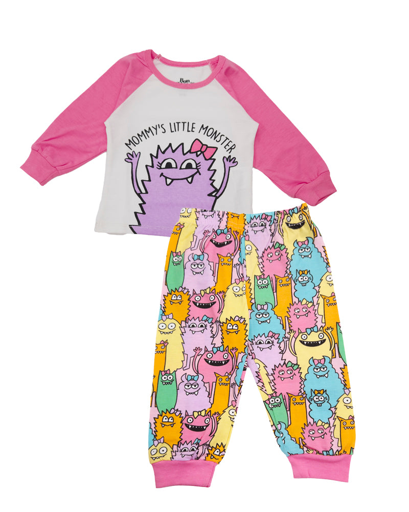 Conjunto Pijama Mommy´s Little Monster