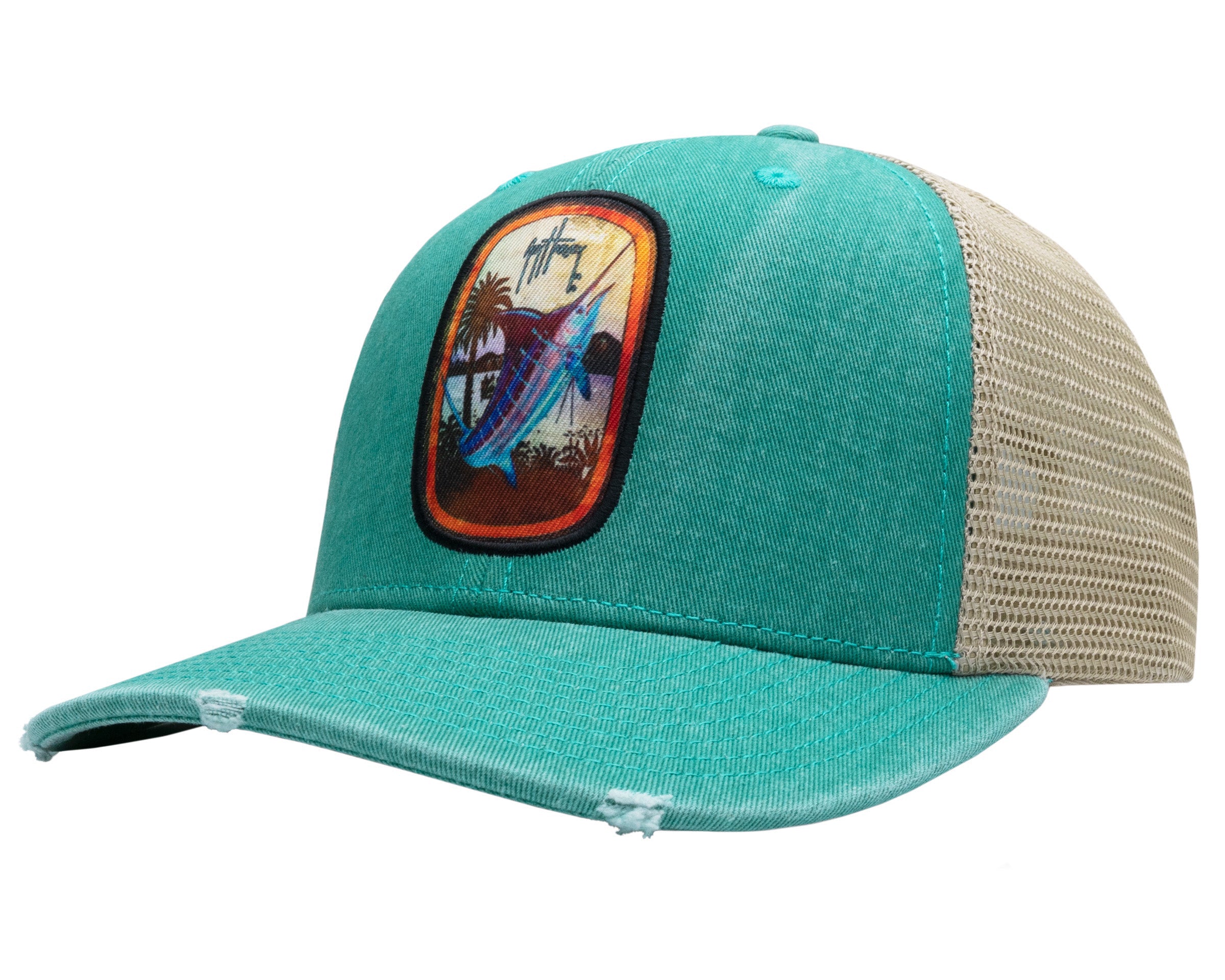 Gorra Desgastada Con Parche Dominica