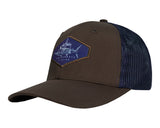 Gorra trucker de malla con parche de camuflaje Marlin